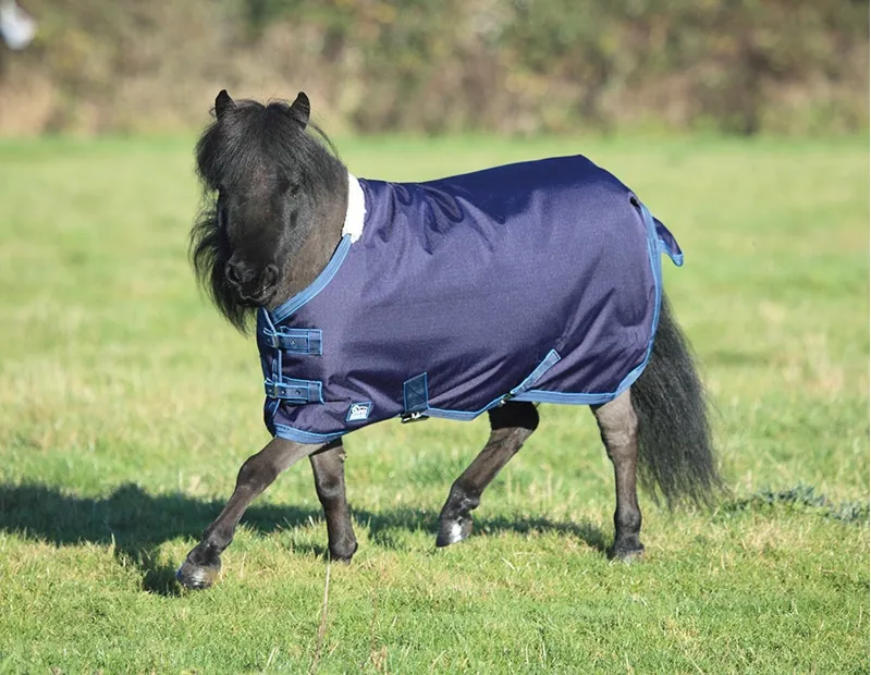 Shires Original 200g Mini Tempest Turnout Rug in Navy